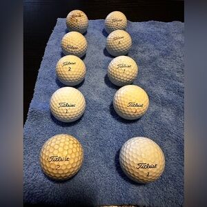 Titleist White Golf Balls Collection